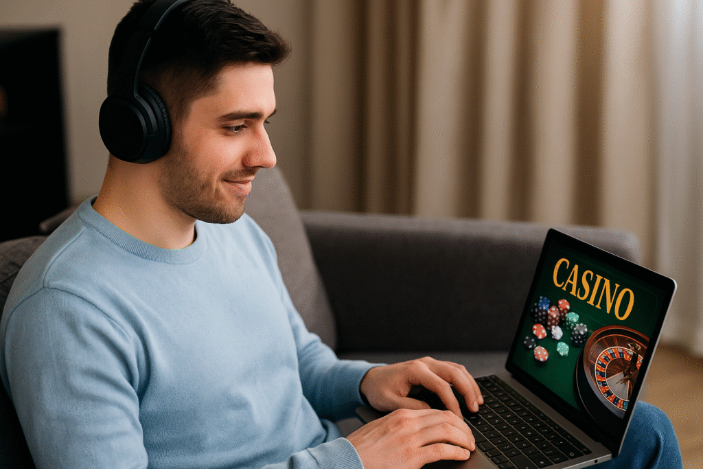 Modernes Eskapismus: Audio-Genuss trifft entspannte Online-Casino-Unterhaltung